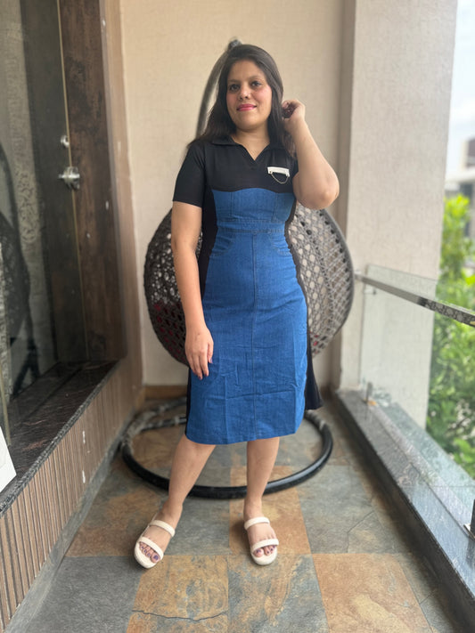 Denim Gorgeous Pach Dress